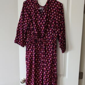 Geometric Patterned Dress - Multicolor